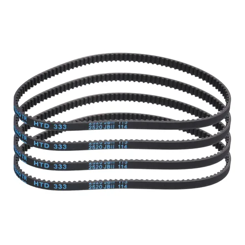 Miniatura 99 de uxcell 4pcs HTD-3M correa dentada de goma 60 dientes, 7.087 in de longitud de paso x 0.236 in de ancho x 0.094 in de altura, correa de distribución