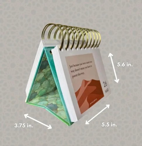 Miniatura 8 de Parenting Pathfinders® Calendario diario perpetuo de escritorio sin fecha, calendario inspirador y de apoyo Page-A-Day para padres y cuidadores