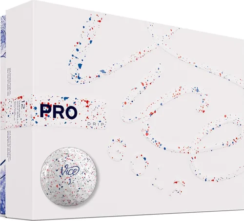 Pelotas de golf Vice Pro Goteo rojo/azul