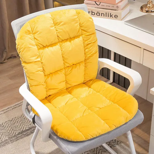 Miniatura 8 de Cojín para Silla de Escritorio Antideslizante Cojín de Asiento Mecedora Almohadilla para Silla de Oficina Cojín de Asiento de Dormitorio con Soporte