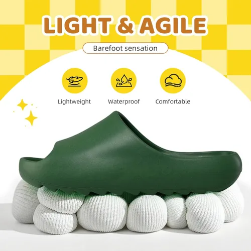 Miniatura 38 de Sandalias acolchadas para mujeres, hombres y niños, cómodas, antideslizantes, suaves, impermeables, para baño, ducha, sandalias acolchadas de suela