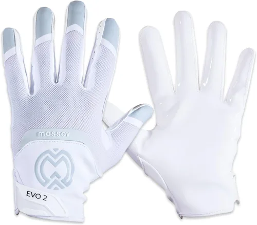 Miniatura 13 de EVO2 Youth Football Gloves – Sticky Grip ProTac Palms, Lightweight Breathable Mesh Fit, SFIA – Kids Football Gloves