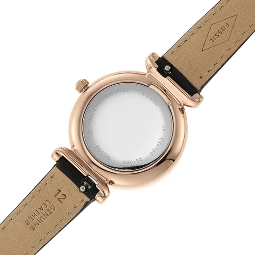 Miniatura 6 de Fossil Carlie - Reloj pequeño de mujer con correa de acero inoxidable o cuero