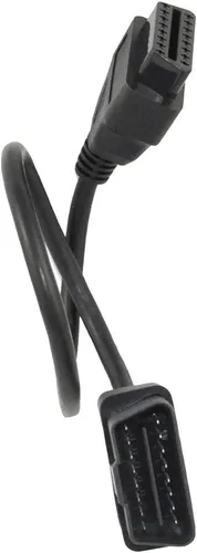 Miniatura 3 de Cable divisor OBD II OBD2 de 1.64 pies/19.7 in, cable de extensión macho OBDii de 16 pines a hembra,Adaptador de cable extensor de diagnóstico