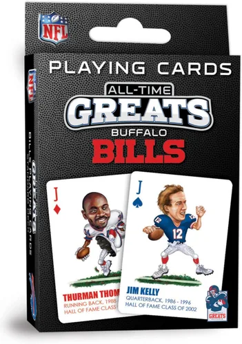 Miniatura 6 de MasterPieces Juegos Familiares - Cartas de Juego NFL San Francisco 49ers All-Time Greats - Baraja de Cartas con Licencia Oficial para Adultos, Niños