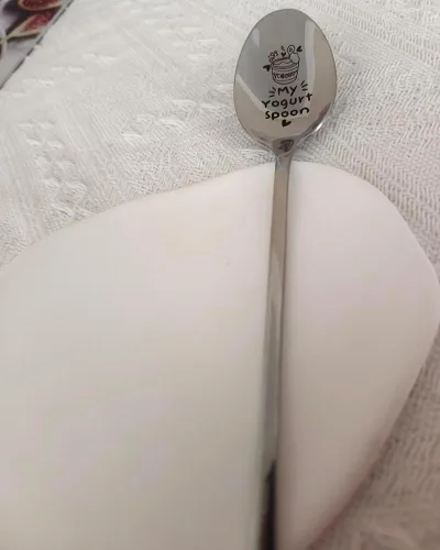 Miniatura 5 de My Yogurt Spoon - Cuchara de regalo para amantes de los yogures, mujeres y hombres, regalo de cumpleaños de Navidad para hijo, hermana, cucharas