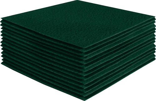 Miniatura 183 de FabricLA Hojas de fieltro acrílico para manualidades, cuadrados de fieltro precortados suaves de 4 x 4 pulgadas (3.9 in x 3.9 in), utiliza hojas
