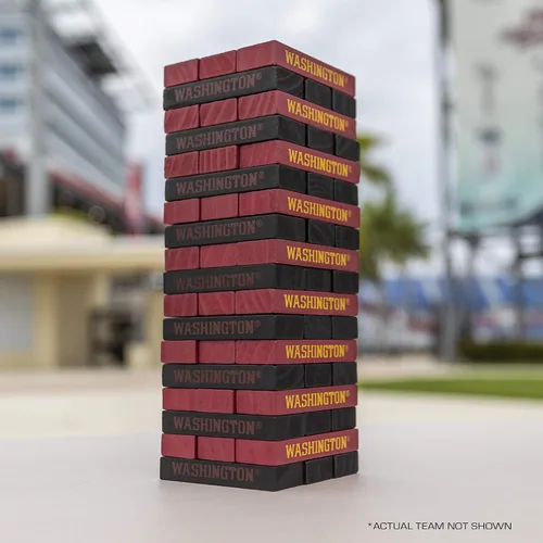 Miniatura 5 de Wild Sports NCAA Pro Football Tabletop Stackers Block Game for College Football Fan, Dorm Game, Tailgate