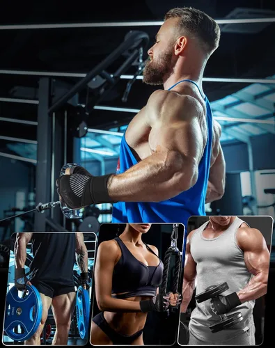 Miniatura 6 de Guantes de entrenamiento COFIT transpirables y antideslizantes, guantes de gimnasio para levantamiento de pesas para hombres y mujeres, agarre 5.