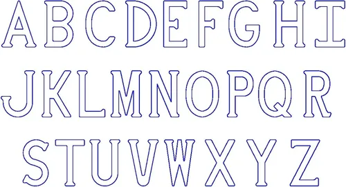 Miniatura 4 de Juego de hierro de marca de alfabeto de 1", marca de letras, marca de madera
