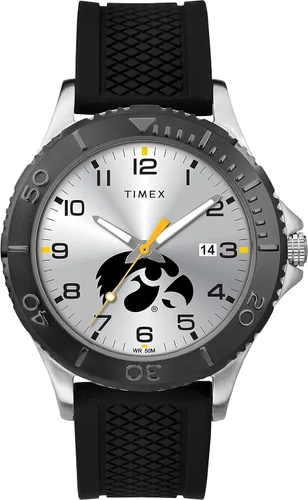 Miniatura 12 de Timex Tribute Men's Collegiate Gamer 42mm Watch – Georgia Bulldogs with Black Silicone Strap Oklahoma Sooners