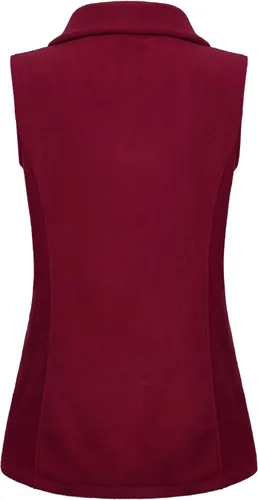 Miniatura 18 de SeSe Code Chaleco de forro polar ligero con cremallera frontal y bolsillos para mujer