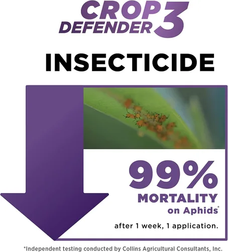 Miniatura 4 de Grower's Ally Crop Defender 3 Concentrado – Miticida natural, insecticida, control fungicida para plantas – Aerosol eliminador seguro para jardín