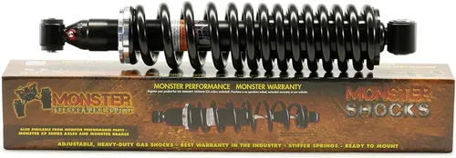 Miniatura 3 de Monster Performance Amortiguadores traseros para Yamaha Rhino 450 y 660 2005-2009 Monotubo izquierdo y derecho Manejo sensible Optimal Amortiguación