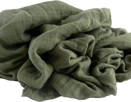 Miniatura 4 de RED ROVR Manta de algodón orgánico Manta de recepción para recién nacido, envoltura para bebé, niño, niña, unisex, suave, ligera, transpirable