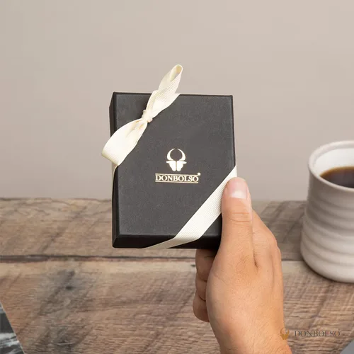 Miniatura 6 de DONBOLSO Cartera Flip I Slim Wallet con Flip Case I Tarjetero para hasta 10 tarjetas