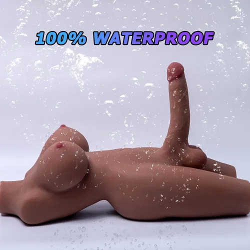 Miniatura 2 de Muñeca sexual realista de 18.7 libras, juguetes sexuales, juguetes de masturbación, torso transexual de tamaño completo para mujeres con consolador