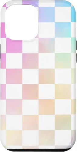 Miniatura 26 de Pastel Rainbow Checkerboard Checker Checked Pattern Case for iPhone 17