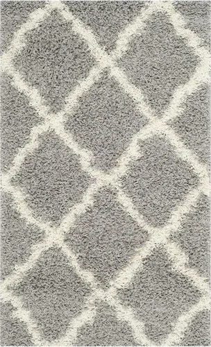 Miniatura 112 de Safavieh - Dallas Shag Collection SGD257A - Alfombra de área con diseño de enrejado de 10 x 14 pies