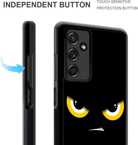 Miniatura 4 de CARLOCA Funda compatible con Samsung Galaxy A13 5G, diseño de Angry Dont Touch My Phone para niñas y niños, a prueba de golpes, antiarañazos