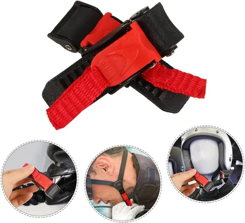 Miniatura 9 de SOLUSTRE 4pcs motocicleta hebilla clips liberación rápida para equipo de seguridad fácil instalación para accesorios rojo