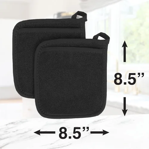 Miniatura 7 de RITZ Guante de bolsillo de rizo y almohadilla caliente: resistente al calor inigualable, 100% algodón duradero, diseño ergonómico para un agarre