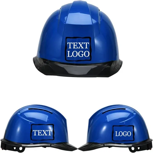 Miniatura 21 de Casco de seguridad personalizado para construcción Casco de trabajo de seguridad con suspensión de trinquete ajustable de ala completa con carcasa