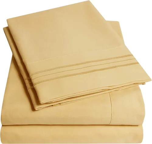Miniatura 25 de Juego de sábanas y fundas de almohada de la colección 1500 Supreme, tamaño Queen, estampado Paisley gris - Juego de sábanas y fundas de almohada
