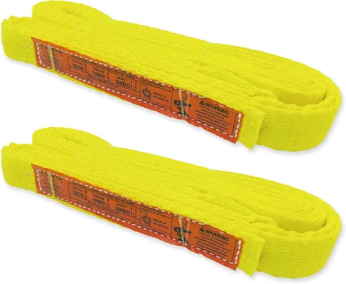 Miniatura 31 de Correa de 1 capa de 1" x 4 pies para elevación 2 paquetes Correas de amarre resistentes para aparejo, movimiento, remolque y elevación KODIAK STRAPS