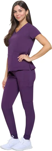 Miniatura 2 de Natural Uniforms Conjunto deportivo elástico esencial para mujer