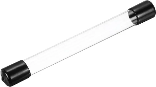 Miniatura 21 de MECCANIXITY Tubo de Almacenamiento Transparente 23x25mm Pequeño Tubo de Plástico Redondo con Tapas Botella Contenedor Rígido 300mm/12 Pulgadas