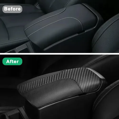 Miniatura 3 de Funda para reposabrazos para Nissan Rogue 2014-2020 y Nissan Rogue Sport 2017-2022 antiarañazos de cuero central para consola central y reposabrazos