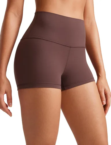 Miniatura 79 de CRZ YOGA Butterluxe - Pantalones cortos de ciclismo de cintura alta para mujer, 2.5 pulgadas, yoga, entrenamiento, elastano, correr, voleibol