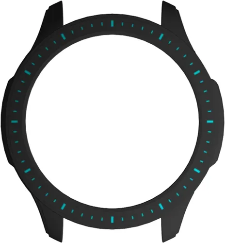 Miniatura 5 de Funda protectora para Amazfit GTR 4, a prueba de golpes, duradera, de policarbonato duro, accesorios para Amazfit GTR 4 Smartwatch (negro y azul)