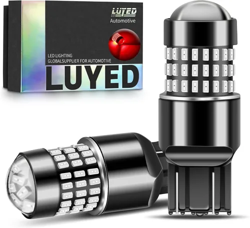 Miniatura 10 de 1156 Bombillas LED Ámbar Amarilla Luz de Señal de Giro 400% de Brillo 1141 1003 7506 Bombillas LED P21W Usadas para Luces Intermitentes Luz Trasera