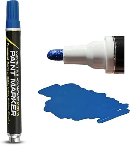 Miniatura 15 de Marcadores de Pintura Esmaltada Competitive Advantage MPD-15 NEGRO - 1 Paquete Marcas Permanentes en Metal, Vidrio, Goma, Plástico y más