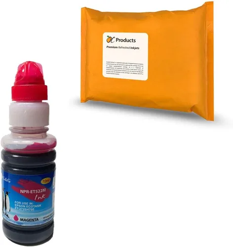 Miniatura 4 de Reemplazo de tinta compatible para Epson 522 para EcoTank ET-2720 ET-4700 (amarillo)
