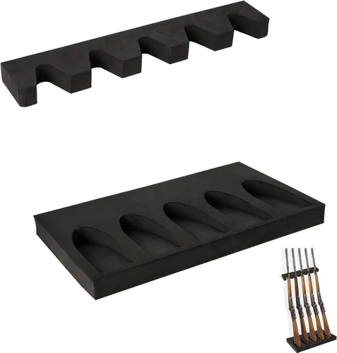 OCQOTAT Estante para Armas para Almacenamiento de Armas, Accesorio de Caja Fuerte para Armas para Rifles y Escopetas, Soporte para Armas en Gabinete