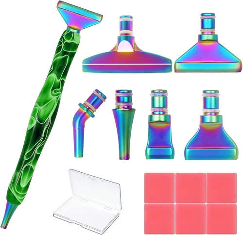 Miniatura 19 de Heyseri Bolígrafos de pintura de diamantes, bolígrafo de arte de diamante "Classic Wax Stylus", accesorios de herramientas de pintura de gemas