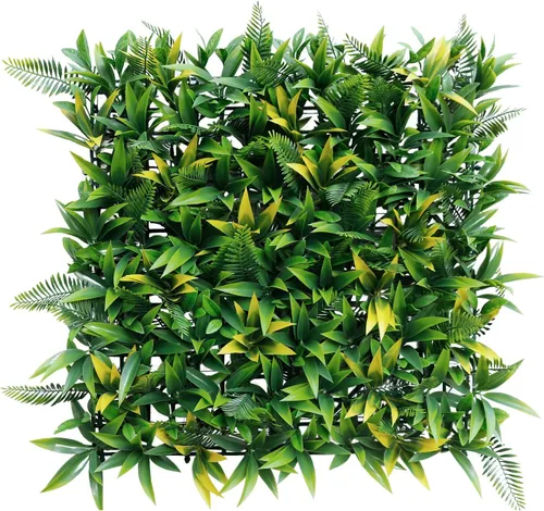 Miniatura 11 de Windscreen4less 1 panel artificial de boj de 40 x 40 pulgadas, decoración de pared verde hierba sintética para decoración de interiores y Panel 3D
