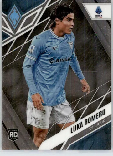 Panini Chronicles Phoenix Serie A #245 Luka Romero SS Lazio RC Rookie Card - Tarjeta oficial de fútbol 2022-23 en estado crudo (NM o mejor)