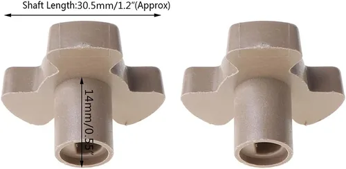 Miniatura 6 de Eje de bandeja de acoplador de guía de rodillo giratorio para horno de microondas, 2 unidades, 0.551 in