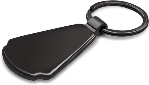 Miniatura 5 de iPick Image Buick - Llavero con diseño de lágrima de metal de fibra de carbono, color negro, con licencia