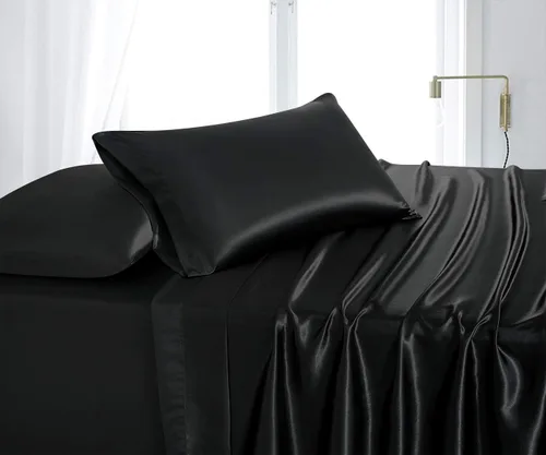 Miniatura 7 de Versatile Bedding Juego de ropa de cama de 3 piezas, tela de satén sedosa ultra suave, el mejor juego de 3 piezas de calidad premium, fácil cuidado