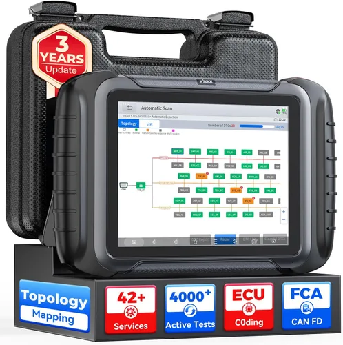 XTOOL Escáner OBD2 bidireccional asistido por IA D8S con mapeo de topología: actualización 2026 de XTOOL D8, herramienta de escaneo con reinicio de