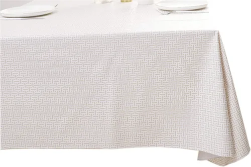 Miniatura 2 de Pioggia Mantel de vinilo con parte trasera de franela, impermeable, a prueba de aceite, mantel de PVC lavable a prueba de derrames, cubierta de mesa
