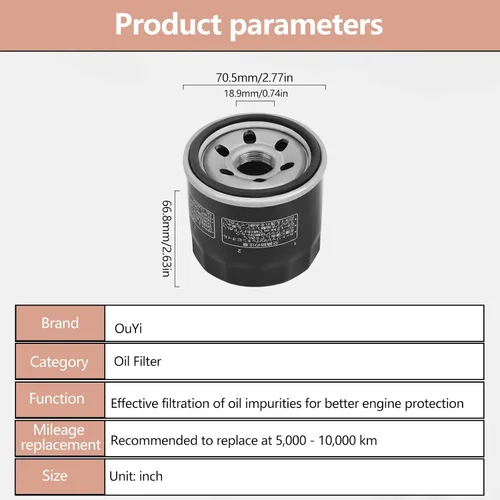 Miniatura 6 de Filtro de aire 13780-06G00 Filtro de aceite 16510-07J00-000 para Suzuki DL650 V-Strom 2004-2016 / DL1000 V-Strom 2002-2015 Kawasaki KLV1000
