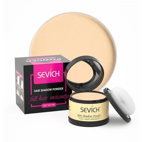 Miniatura 30 de Sevich - Sombra instantánea en polvo para línea capilar de cobertura rápida, corrector rápido de raíz de canas finas, cejas y barba, resistente al