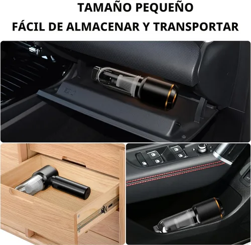 Miniatura 6 de Aspiradora de Mano, Aspiradora de Coche, Aspiradora Portátil Recargable de 20000PA de Alta Potencia 4-en-1 con Motor Sin Escobillas, Aspiradora