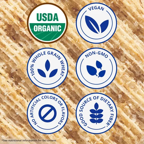 Miniatura 6 de Triscuit Galletas originales orgánicas) sin OMG, 7 onzas (paquete de 6)